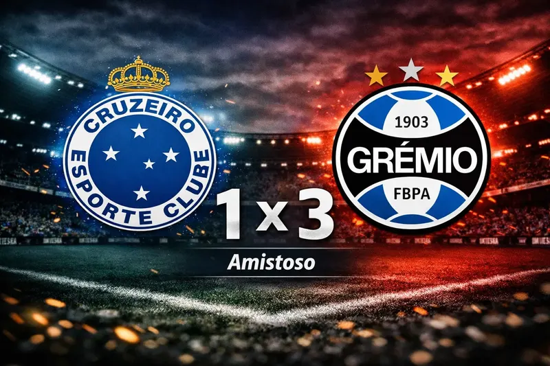Grêmio vence o Cruzeiro por 3 a 1 em amistoso no Mané Garrincha
