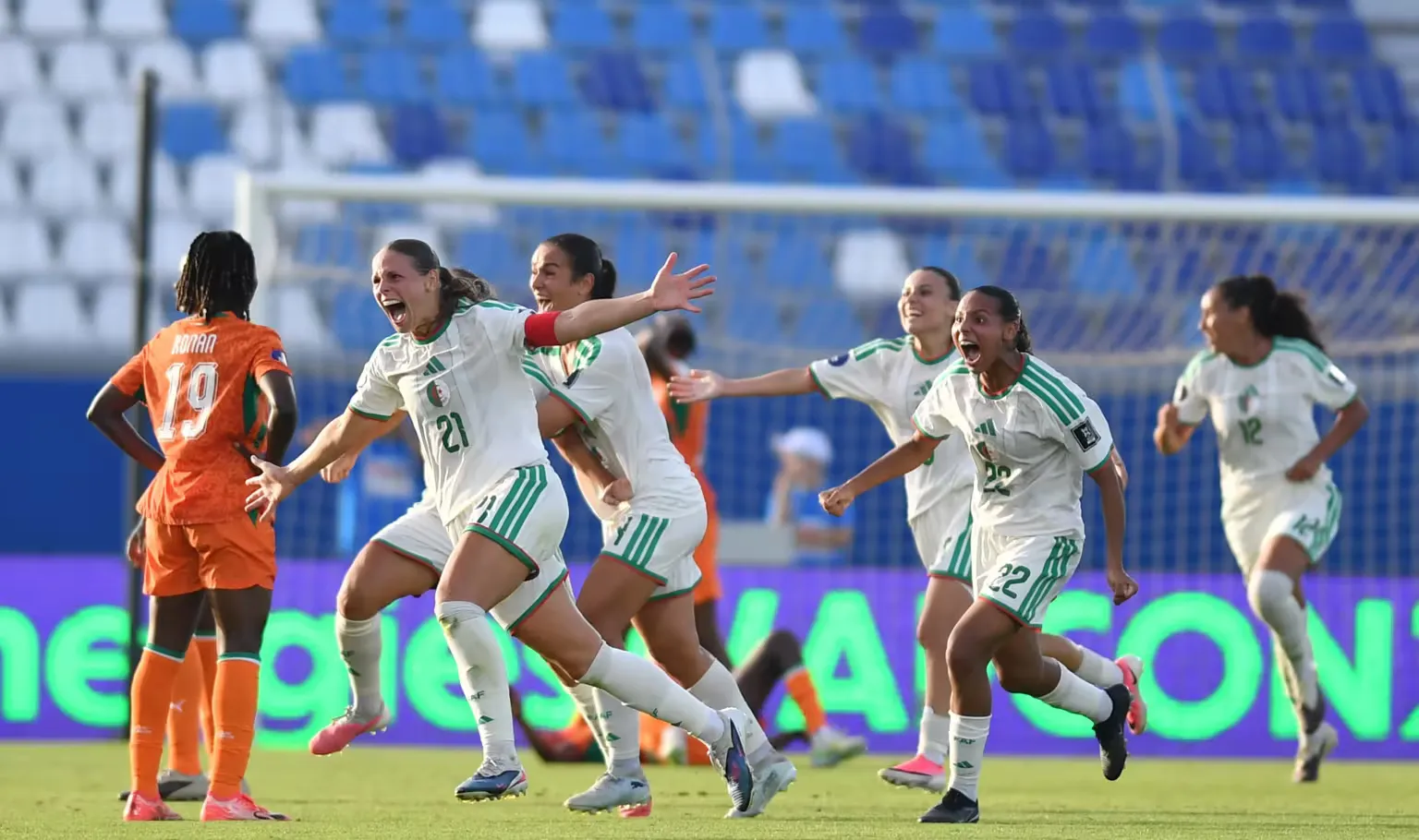Argélia e Marrocos classificam para a Copa do Mundo Feminina 2027 no Brasil. Foto Divulgação: FIFA