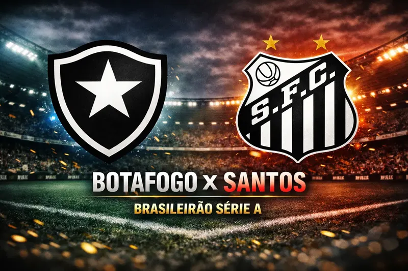 Botafogo x Santos na volta do Brasileirão: onde assistir, horário e escalações