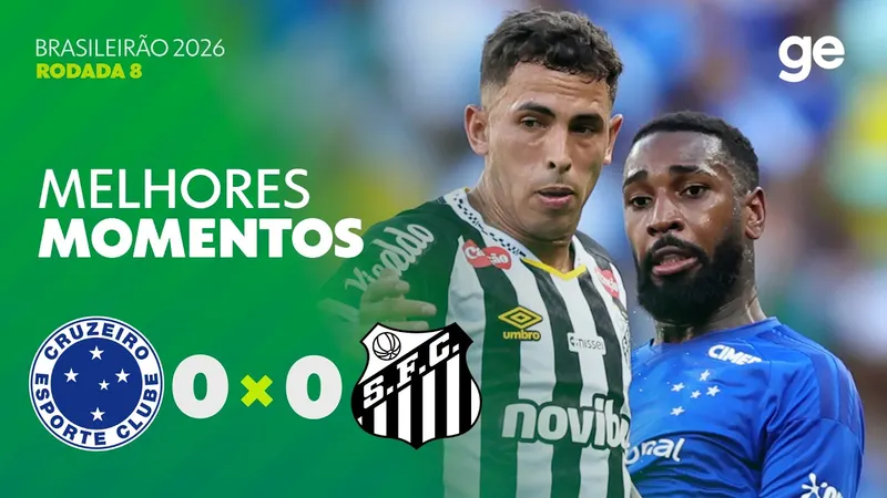 Santos empata com Cruzeiro na estreia de Cuca e escapa do Z-4